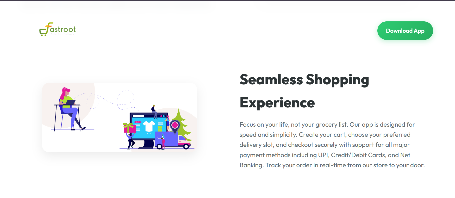 Fastroot — seamless shopping experience